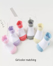 Non Slip 6 Pair Socks Combed Cotton for Kids, Anti Skid Socks 3Y-5Y size Girl